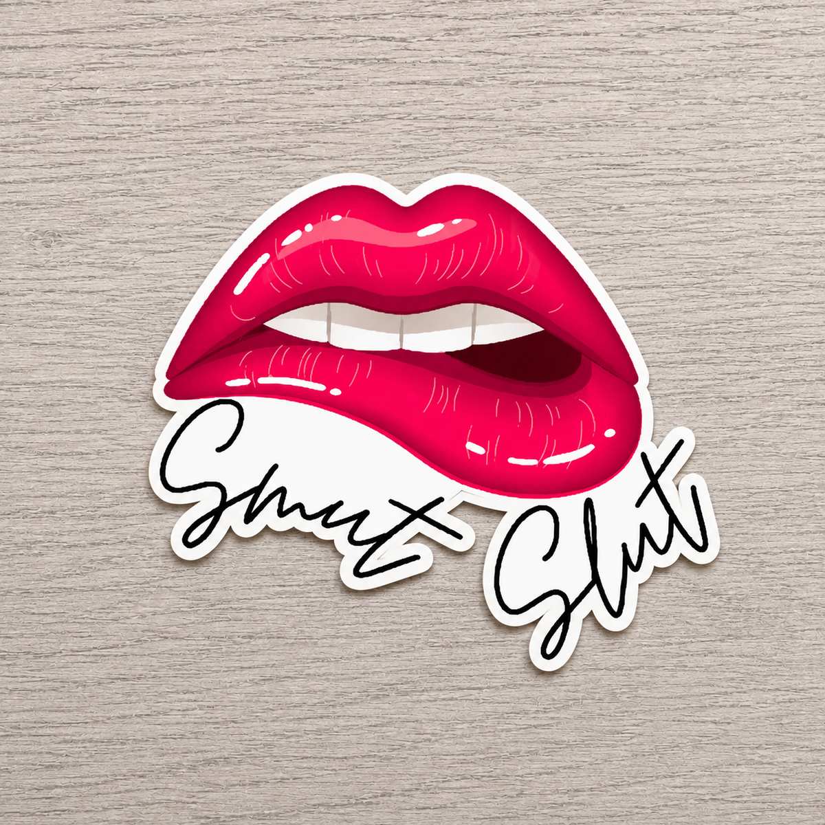 Smut Slut Sticker | Funny Spicy Book Reader Romance Vinyl Sticker
