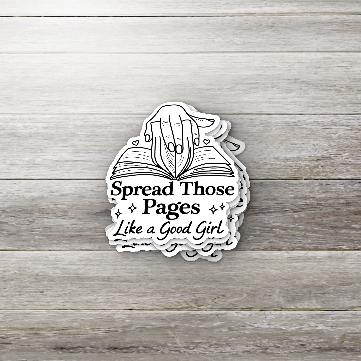 Spread Those Pages Sticker | Spicy Bookish Sticker | Romance Reader Sticker | Funny Book Lover Sticker | Smut Reader Sticker