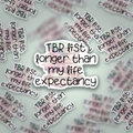 TBR List Sticker – Funny Bookish Vinyl Decal for Bookworms, Reading Humor Gift, Book Lover Accessory