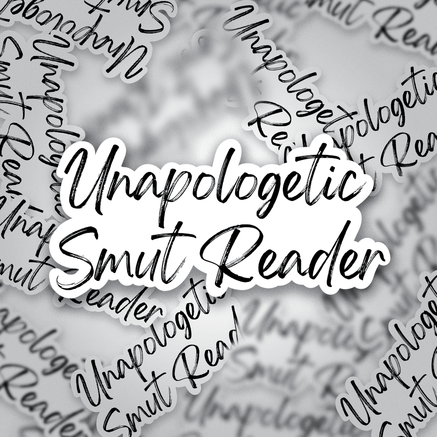 Unapologetic Smut Reader Sticker – Funny Romance Bookish Sticker, Spicy Book Lover Gift, Smut Reader Vinyl Decal for Water Bottles, Laptops, Journals