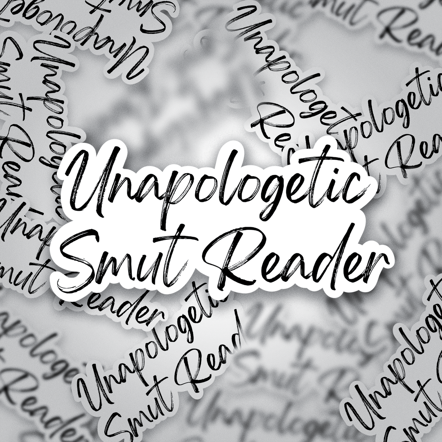 Unapologetic Smut Reader Sticker – Funny Romance Bookish Sticker, Spicy Book Lover Gift, Smut Reader Vinyl Decal for Water Bottles, Laptops, Journals