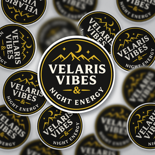 Velaris Vibes & Night Energy | ACOTAR-Inspired Sticker | Glossy Vinyl